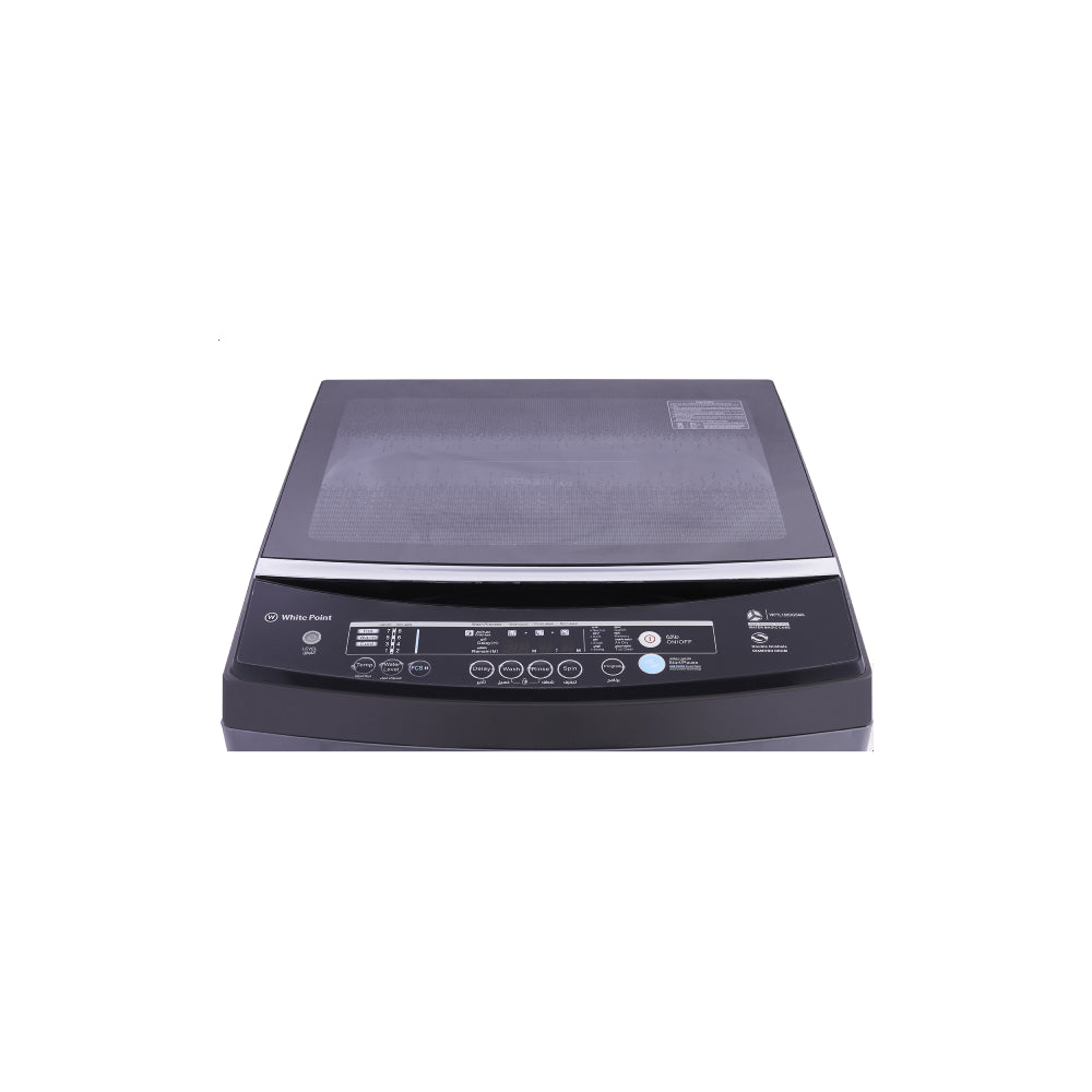 White Point Washing Machine Top Loading Digital 15 Kg Gray WPTL 150 DGSMA. White Point Washing Machine Top Loading Digital 15 Kg Gray WPTL 150 DGSMA.